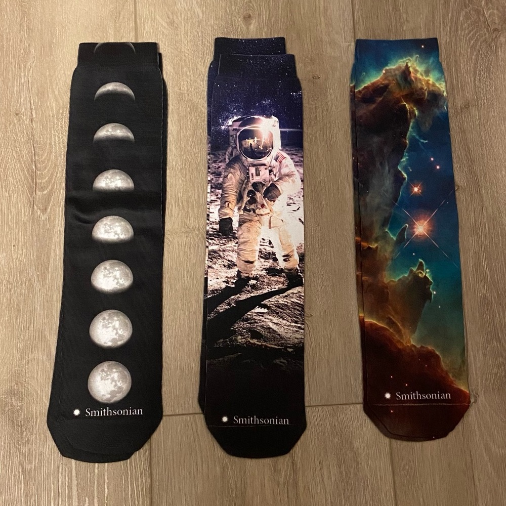 Smithsonian Lunar Landing Socks Set